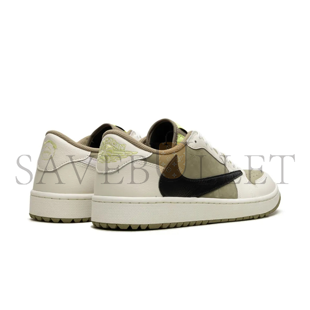 NIKE JORDAN 1 RETRO LOW GOLF TRAVIS SCOTT NEUTRAL OLIVE FZ3124-200